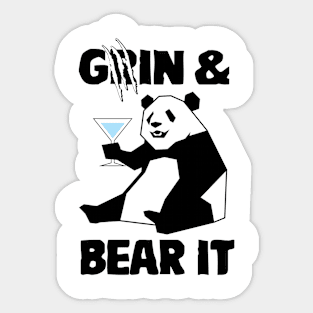 Gin & Bear It Sticker